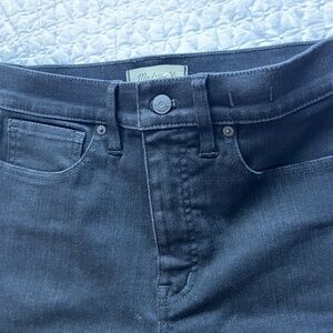 Stovepipe Madewell  jeans in black rinse